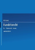 Cover-Bild zum Titel 'Handelsrecht' von 'Willi Groß'