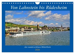 Cover-Bild zum Titel 'Von Lahnstein bis Rüdesheim - Am wunderschönen Mittelrhein (Wandkalender 2026 DIN A4 quer), CALVENDO Monatskalender' von 'Arno Klatt'