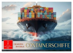 Cover-Bild zum Titel 'Containerschiffe - Giganten im Fokus (Wandkalender 2026 DIN A2 quer), CALVENDO Monatskalender' von 'Peter Roder'