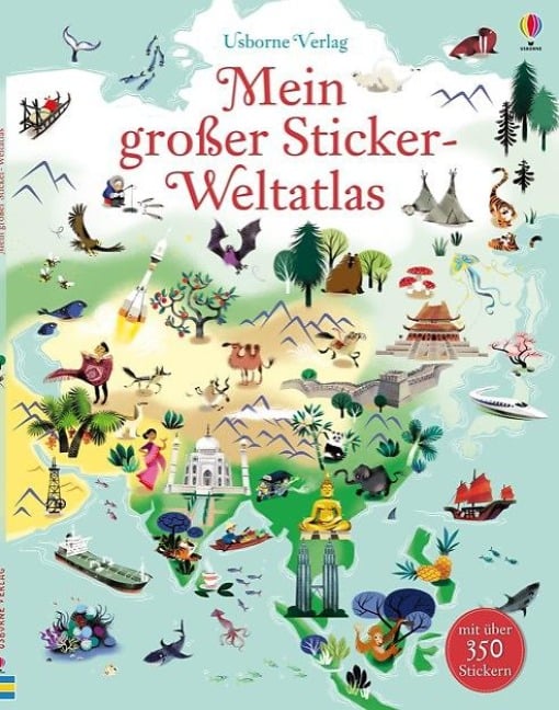 Mein großer Sticker-Weltatlas - Sam Lake