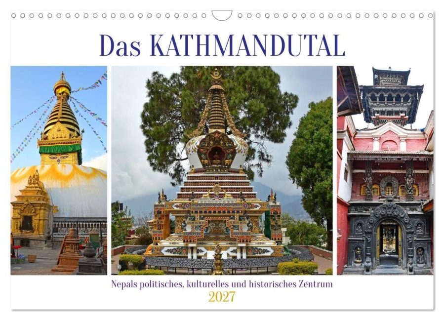 Das Kathmandutal (Wandkalender 2027 DIN A3 quer), CALVENDO Monatskalender - Ulrich Senff