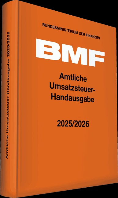 Amtliche Umsatzsteuer-Handausgabe 2025/2026 - 