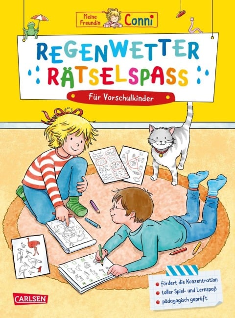 Conni Gelbe Reihe (Beschäftigungsbuch): Regenwetter-Rätselspaß für Vorschulkinder - Hanna Sörensen
