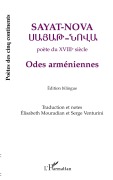 Cover-Bild zum Titel 'Odes arméniennes' von 'Serge Venturini, Sayat-Nova'