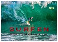 Surfen - Wasser, Wind und coole Typen (Tischkalender 2024 DIN A5 quer), CALVENDO Monatskalender - Peter Roder