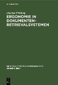 Cover-Bild zum Titel 'Ergonomie in Dokumenten-Retrievalsystemen' von 'Dietmar Freiburg'