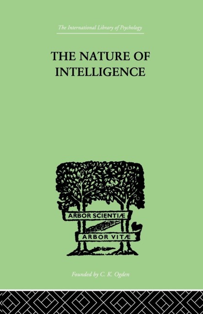 The Nature of Intelligence - L L Thurstone