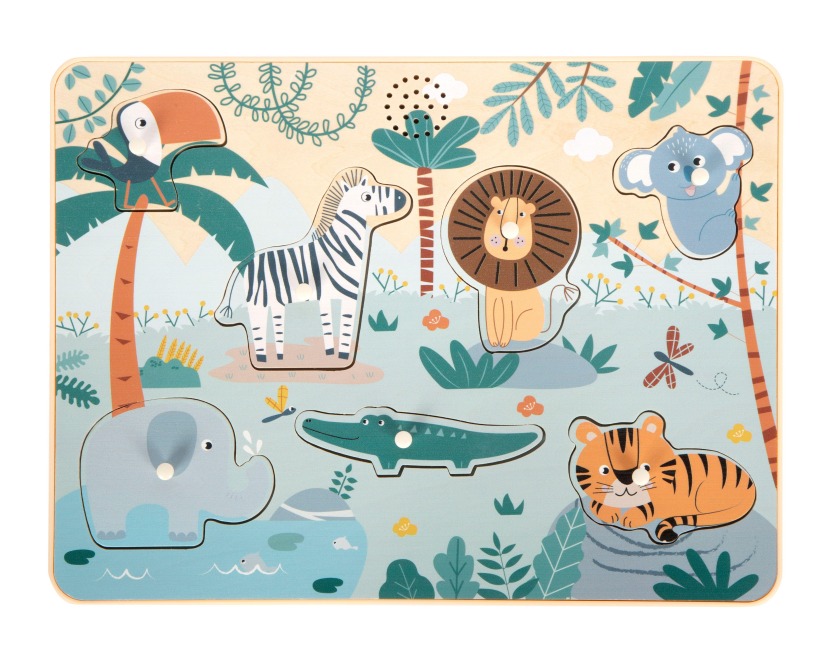 Setzpuzzle Tierlaute "Safari" - 