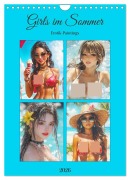 Cover-Bild zum Titel 'Girls im Sommer. Erotik-Paintings (Wandkalender 2026 DIN A4 hoch), CALVENDO Monatskalender' von 'Rose Hurley'
