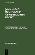 Cover-Bild zum Titel 'Verfassungsrecht und Verfassungsprozeßrecht' von 'Friedrich Schoch'