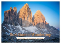Cover-Bild zum Titel 'Drei Zinnen-Wanderung: Vom Misurinasee bis nach oben zum Rienzplateau (Wandkalender 2026 DIN A4 quer), CALVENDO Monatskalender' von 'Thomas Bugdoll'