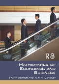 Cover-Bild zum Titel 'Mathematics of Economics and Business' von 'Frank Werner, Yuri N. Sotskov'