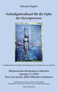 Cover-Bild zum Titel 'Gedenkgottesdienst für die Opfer der Hexenprozesse' von ''