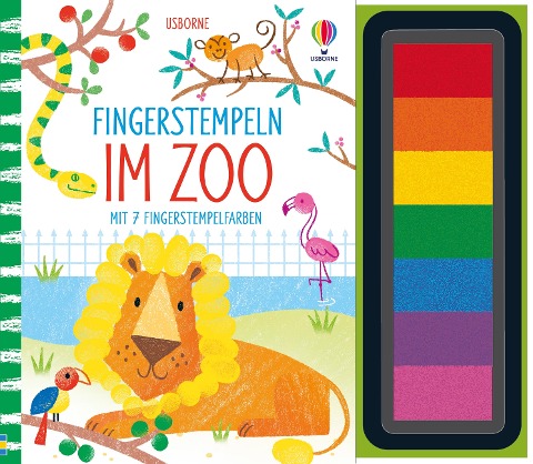 Fingerstempeln: Im Zoo - Fiona Watt