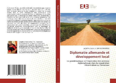 Diplomatie allemande et développement local - Joséphine Tatiana Etoa Foe Mekongo