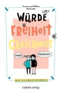 Cover-Bild zum Titel 'Würde, Freiheit, Gleichheit' von 'Susanne Strittmatter, Matthias Strittmatter'