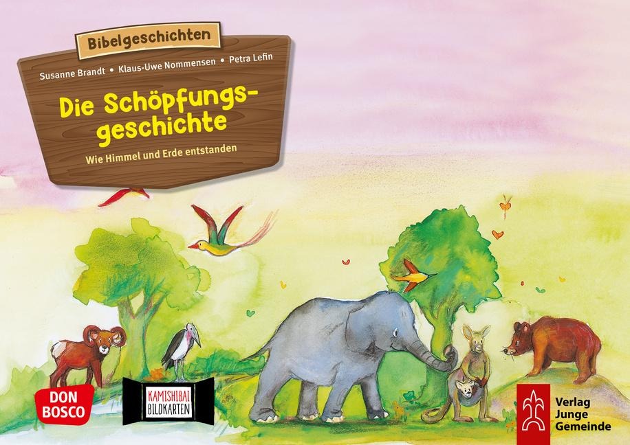 Die Schöpfungsgeschichte. Wie Himmel und Erde entstanden. Kamishibai Bildkartenset. - Susanne Brandt, Klaus-Uwe Nommensen