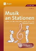 Cover-Bild zum Titel 'Musik an Stationen 1-2' von 'Imke Thum'