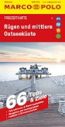 Cover-Bild zum Titel 'MARCO POLO Freizeitkarte 4 Rügen und mittlere Ostseeküste 1:100.000' von ''