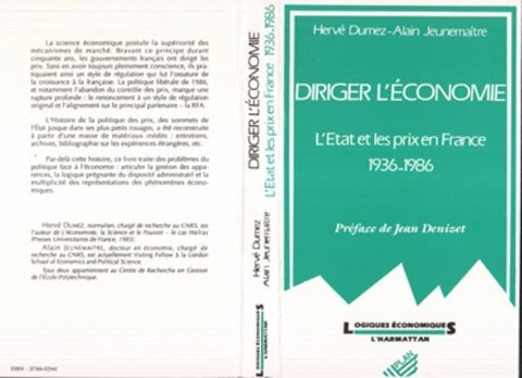 Diriger l'économie - Dumez