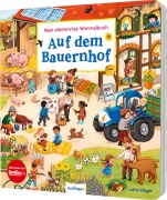 Cover-Bild zum Titel 'Mein allererstes Wimmelbuch: Auf dem Bauernhof' von 'Sibylle Schumann'
