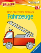 Cover-Bild zum Titel 'Spiel & Spaß - Mein allererster Malblock: Fahrzeuge' von ''