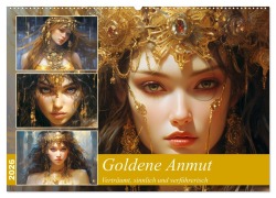 Goldene Anmut. Verträumt, sinnlich und verführerisch (Wandkalender 2026 DIN A2 quer), CALVENDO Monatskalender - Rose Hurley