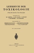 Cover-Bild zum Titel 'Lehrbuch der Toxikologie für Studium und Praxis' von 'M. Cloetta, E. Faust, F. Flury, E. Hübener, H. Zangger'