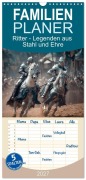 Cover-Bild zum Titel 'Familienplaner 2027 - Ritter - Legenden aus Stahl und Ehre mit 5 Spalten (Wandkalender, 21 x 45 cm) CALVENDO' von 'Melanie Viola'