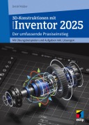 Cover-Bild zum Titel '3D-Konstruktionen mit Autodesk Inventor 2025' von 'Detlef Ridder'