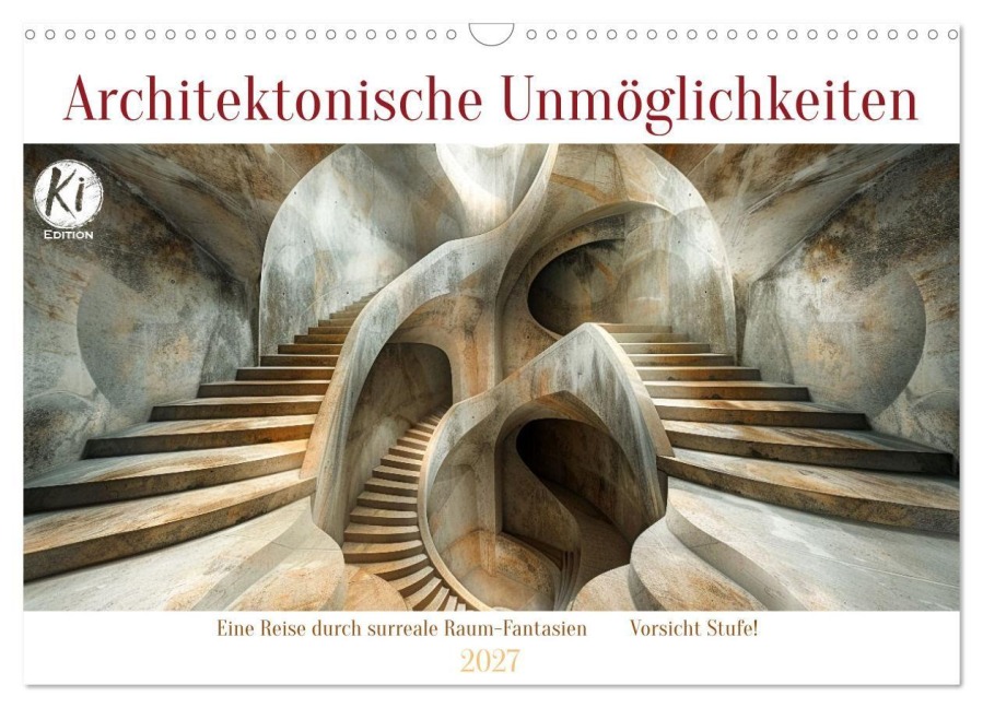 Architektonische Unmöglichkeiten (Wandkalender 2027 DIN A3 quer), CALVENDO Monatskalender - Kerstin Waurick