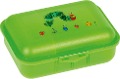 Cover-Bild zum Titel 'Die kleine Raupe Nimmersatt - Butterbrotdose' von 'Eric Carle'