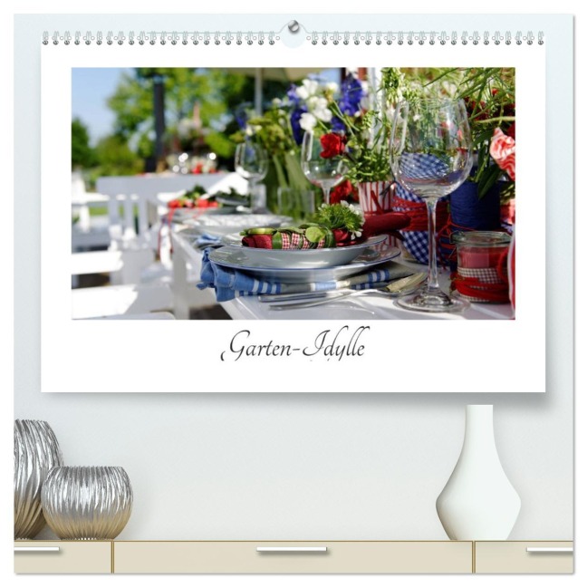 Garten-Idylle 2026 (hochwertiger Premium Wandkalender 2026 DIN A2 quer), Kunstdruck in Hochglanz - Tobias Trapp