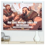Cover-Bild zum Titel 'Das ganz normale Leben der Nordmänner (hochwertiger Premium Wandkalender 2026 DIN A2 quer), Kunstdruck in Hochglanz' von 'Kerstin Waurick'