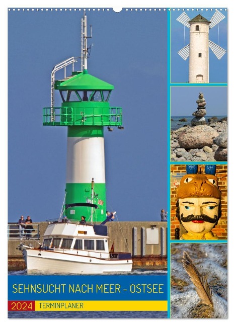 Sehnsucht nach Meer - Ostsee (Wandkalender 2024 DIN A2 hoch), CALVENDO Monatskalender - Holger Felix