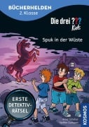 Cover-Bild zum Titel 'Die drei ??? Kids, Bücherhelden 2. Klasse, Spuk in der Wüste' von 'Anne Scheller'