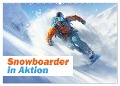 Snowboarder in Aktion (Wandkalender 2025 DIN A2 quer), CALVENDO Monatskalender - Liselotte Brunner-Klaus