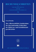 Cover-Bild zum Titel 'Der völkerrechtliche Sonderstatus der Internationalen Föderation der Rotkreuz- und Rothalbmondgesellschaften' von 'Sven Peterke'