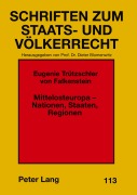 Cover-Bild zum Titel 'Mittelosteuropa - Nationen, Staaten, Regionen' von 'Eugenie von Trützschler'