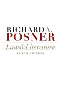 Cover-Bild zum Titel 'Law and Literature' von 'Richard A Posner'