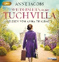 Cover-Bild zum Titel 'Wiedersehen in der Tuchvilla' von 'Anne Jacobs'