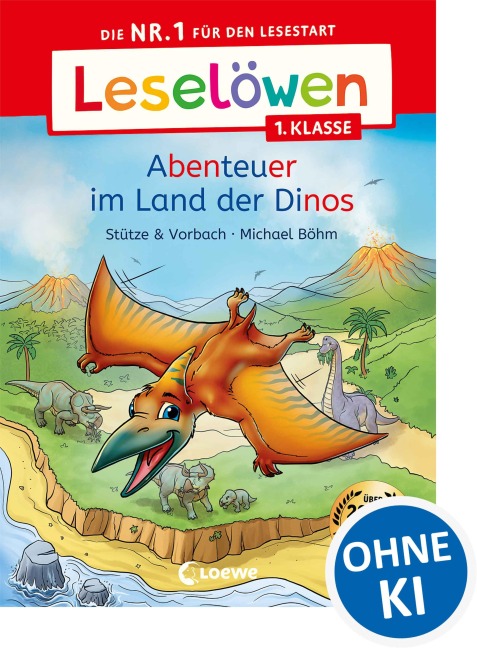 Leselöwen 1. Klasse - Abenteuer im Land der Dinos - Stütze Vorbach