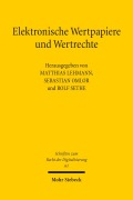 Cover-Bild zum Titel 'Elektronische Wertpapiere und Wertrechte' von ''