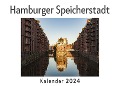 Hamburger Speicherstadt (Wandkalender 2024, Kalender DIN A4 quer, Monatskalender im Querformat mit Kalendarium, Das perfekte Geschenk) - Anna Müller