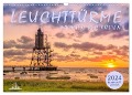 Leuchttürme - Wächter der Küsten (Wandkalender 2024 DIN A3 quer), CALVENDO Monatskalender - BuddhaART BuddhaART
