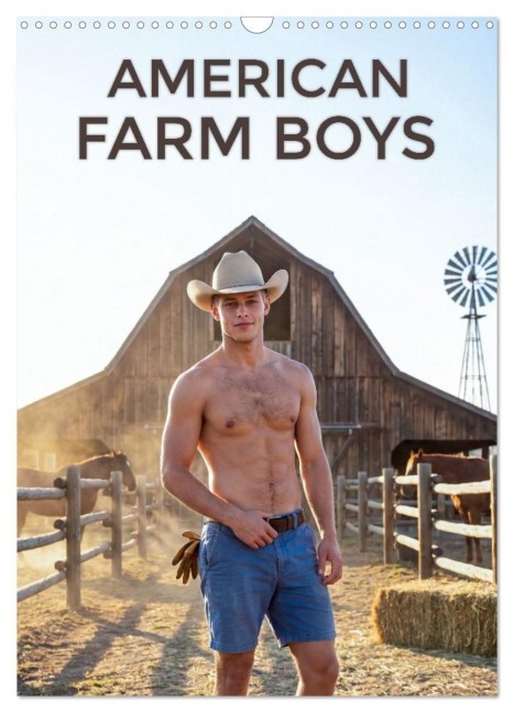 American Farm Boys (Wandkalender 2027 DIN A3 hoch), CALVENDO Monatskalender - 