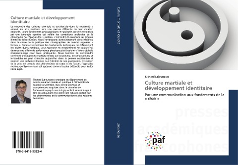 Culture martiale et développement identitaire - Richard Lajeunesse