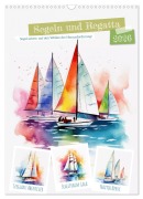 Cover-Bild zum Titel 'Segeln und Regatta (Wandkalender 2026 DIN A3 hoch), CALVENDO Monatskalender' von 'Steffen Gierok-Latniak'