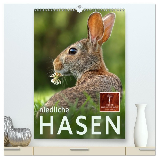 Niedliche Hasen (hochwertiger Premium Wandkalender 2026 DIN A2 hoch), Kunstdruck in Hochglanz - Peter Roder