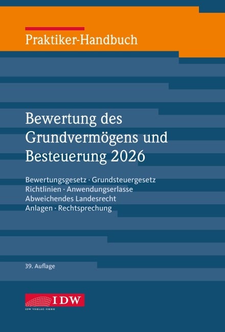 Praktiker-Handbuch Bewertung des Grundvermögens 2026, 39.Auflage - Michael Roscher